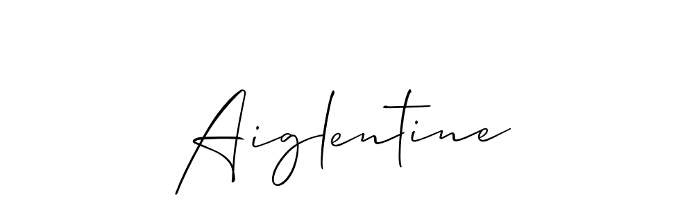 Best and Professional Signature Style for Aiglentine. Allison_Script Best Signature Style Collection. Aiglentine signature style 2 images and pictures png