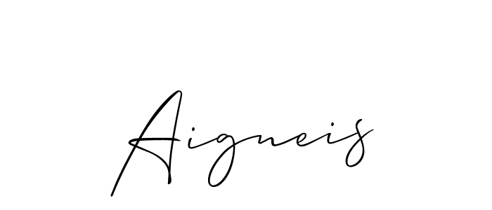 Here are the top 10 professional signature styles for the name Aigneis. These are the best autograph styles you can use for your name. Aigneis signature style 2 images and pictures png