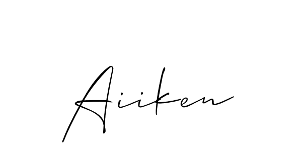 You can use this online signature creator to create a handwritten signature for the name Aiiken. This is the best online autograph maker. Aiiken signature style 2 images and pictures png