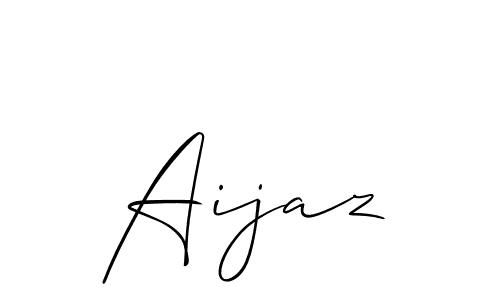 Aijaz stylish signature style. Best Handwritten Sign (Allison_Script) for my name. Handwritten Signature Collection Ideas for my name Aijaz. Aijaz signature style 2 images and pictures png