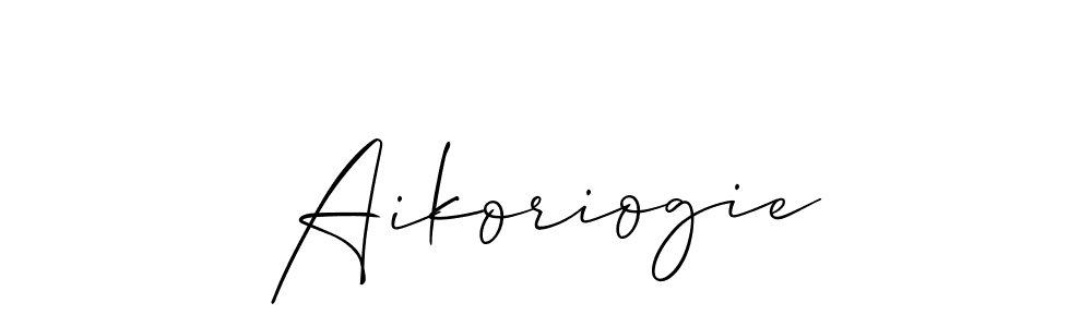 You should practise on your own different ways (Allison_Script) to write your name (Aikoriogie) in signature. don't let someone else do it for you. Aikoriogie signature style 2 images and pictures png