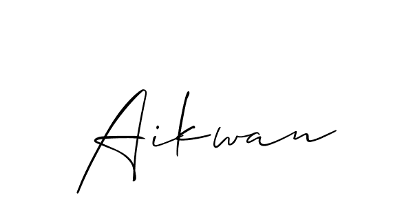 Once you've used our free online signature maker to create your best signature Allison_Script style, it's time to enjoy all of the benefits that Aikwan name signing documents. Aikwan signature style 2 images and pictures png