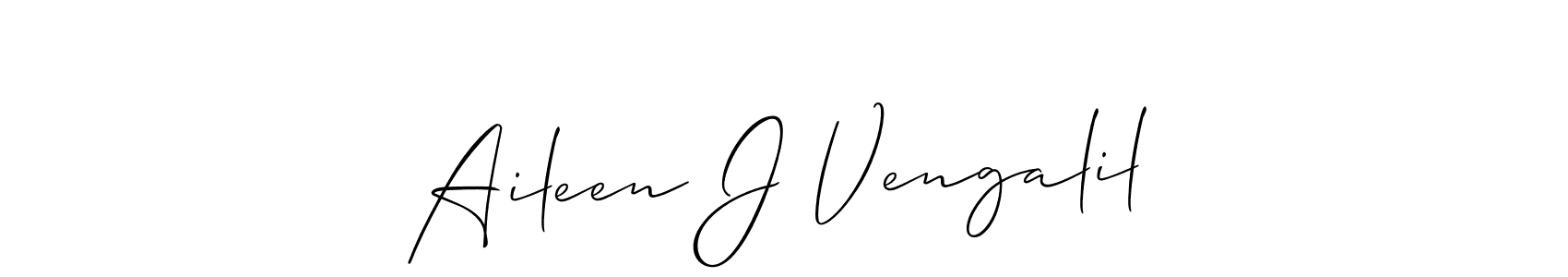 Once you've used our free online signature maker to create your best signature Allison_Script style, it's time to enjoy all of the benefits that Aileen J Vengalil name signing documents. Aileen J Vengalil signature style 2 images and pictures png