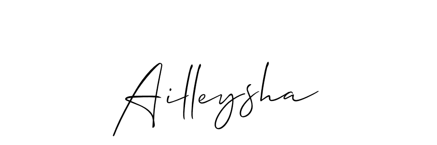 Make a beautiful signature design for name Ailleysha. With this signature (Allison_Script) style, you can create a handwritten signature for free. Ailleysha signature style 2 images and pictures png