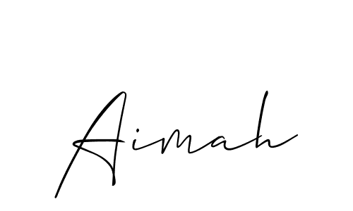 Similarly Allison_Script is the best handwritten signature design. Signature creator online .You can use it as an online autograph creator for name Aimah. Aimah signature style 2 images and pictures png