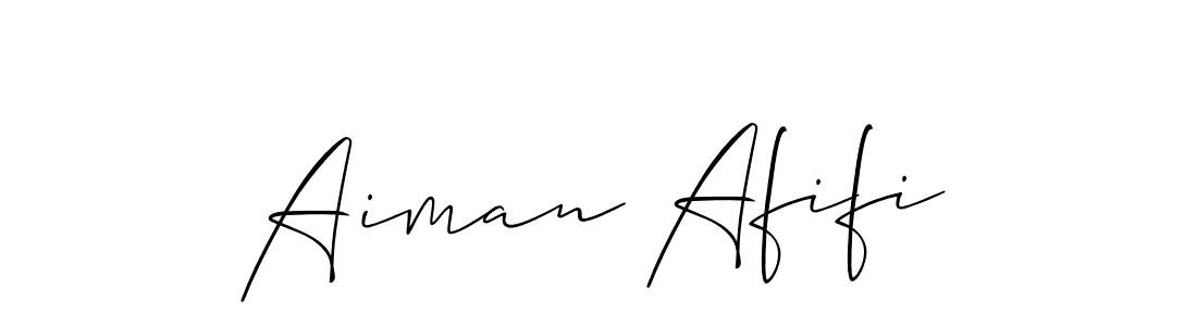 You can use this online signature creator to create a handwritten signature for the name Aiman Afifi. This is the best online autograph maker. Aiman Afifi signature style 2 images and pictures png