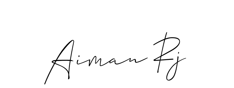 Make a short Aiman Rj signature style. Manage your documents anywhere anytime using Allison_Script. Create and add eSignatures, submit forms, share and send files easily. Aiman Rj signature style 2 images and pictures png