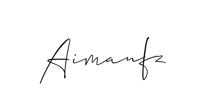 Check out images of Autograph of Aimanfz name. Actor Aimanfz Signature Style. Allison_Script is a professional sign style online. Aimanfz signature style 2 images and pictures png