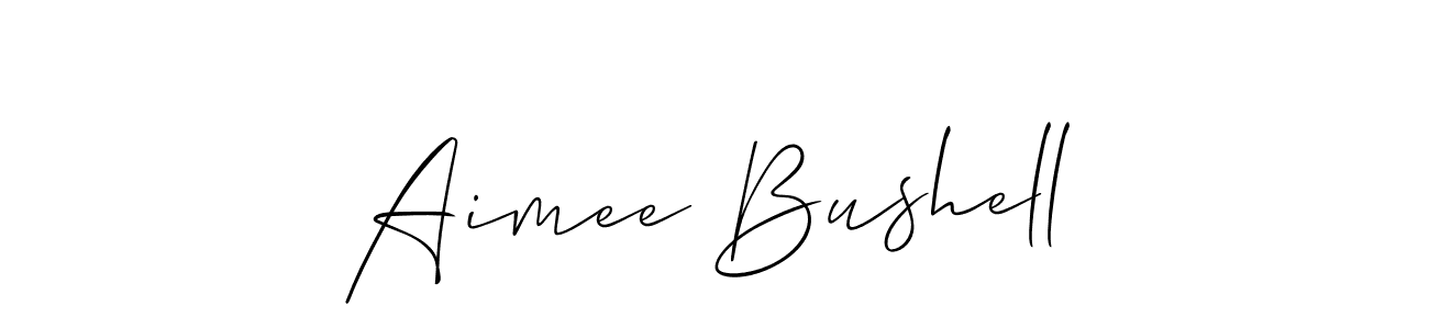 Once you've used our free online signature maker to create your best signature Allison_Script style, it's time to enjoy all of the benefits that Aimee Bushell name signing documents. Aimee Bushell signature style 2 images and pictures png