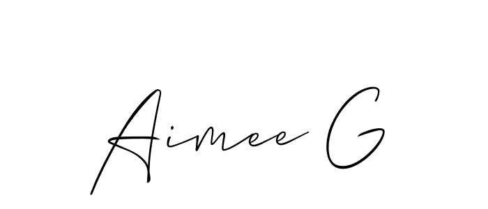 Check out images of Autograph of Aimee G name. Actor Aimee G Signature Style. Allison_Script is a professional sign style online. Aimee G signature style 2 images and pictures png