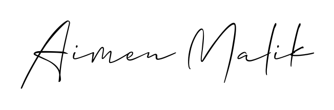 Give your name Aimen Malik an exquisite flair with the Allison_Script script font. Ideal for contracts, resumes, and formal letterheads. Aimen Malik signature style 2 images and pictures png