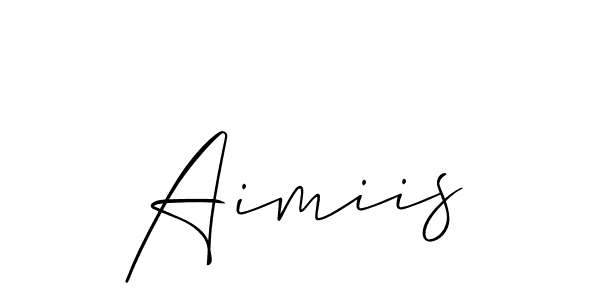 Check out images of Autograph of Aimiis name. Actor Aimiis Signature Style. Allison_Script is a professional sign style online. Aimiis signature style 2 images and pictures png