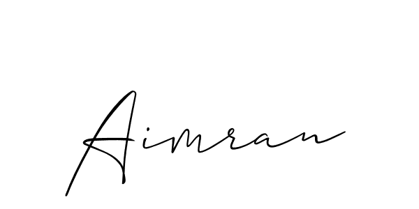 if you are searching for the best signature style for your name Aimran. so please give up your signature search. here we have designed multiple signature styles  using Allison_Script. Aimran signature style 2 images and pictures png