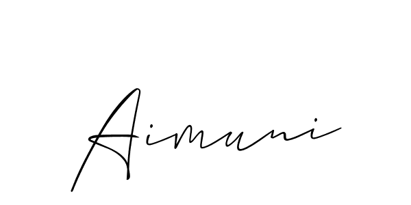 You can use this online signature creator to create a handwritten signature for the name Aimuni. This is the best online autograph maker. Aimuni signature style 2 images and pictures png