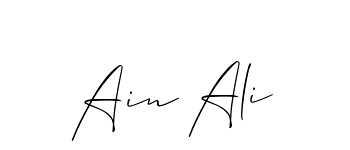 This is the best signature style for the Ain Ali name. Also you like these signature font (Allison_Script). Mix name signature. Ain Ali signature style 2 images and pictures png