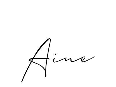 You can use this online signature creator to create a handwritten signature for the name Aine. This is the best online autograph maker. Aine signature style 2 images and pictures png