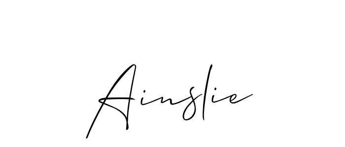 Once you've used our free online signature maker to create your best signature Allison_Script style, it's time to enjoy all of the benefits that Ainslie name signing documents. Ainslie signature style 2 images and pictures png