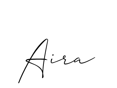 if you are searching for the best signature style for your name Aira. so please give up your signature search. here we have designed multiple signature styles  using Allison_Script. Aira signature style 2 images and pictures png