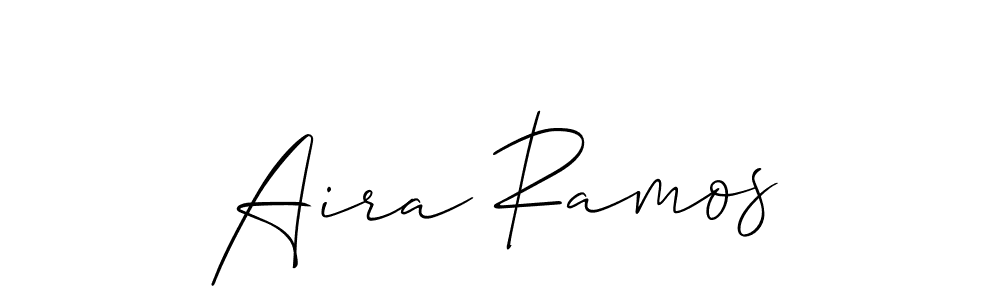Check out images of Autograph of Aira Ramos name. Actor Aira Ramos Signature Style. Allison_Script is a professional sign style online. Aira Ramos signature style 2 images and pictures png