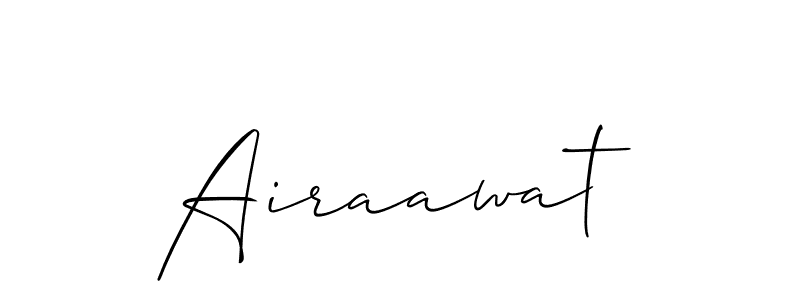 Also You can easily find your signature by using the search form. We will create Airaawat name handwritten signature images for you free of cost using Allison_Script sign style. Airaawat signature style 2 images and pictures png