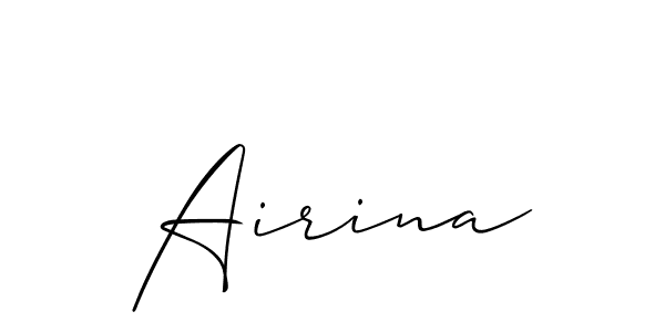 Once you've used our free online signature maker to create your best signature Allison_Script style, it's time to enjoy all of the benefits that Airina name signing documents. Airina signature style 2 images and pictures png