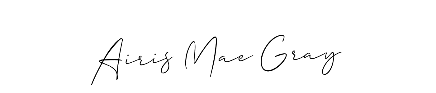 Once you've used our free online signature maker to create your best signature Allison_Script style, it's time to enjoy all of the benefits that Airis Mae Gray name signing documents. Airis Mae Gray signature style 2 images and pictures png