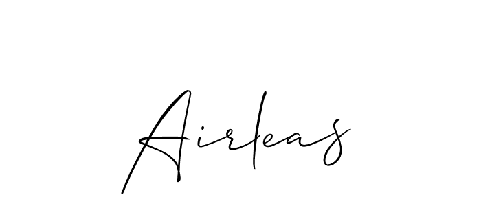 Make a short Airleas signature style. Manage your documents anywhere anytime using Allison_Script. Create and add eSignatures, submit forms, share and send files easily. Airleas signature style 2 images and pictures png