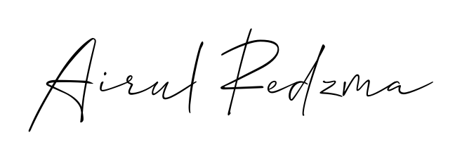 Master the art of signing with Airul Redzma written in fluent Allison_Script script. A great template to practice and refine your handwriting. Airul Redzma signature style 2 images and pictures png