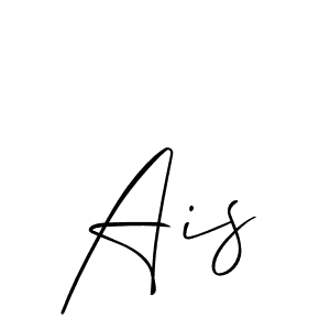 Make a beautiful signature design for name Ais. With this signature (Allison_Script) style, you can create a handwritten signature for free. Ais signature style 2 images and pictures png