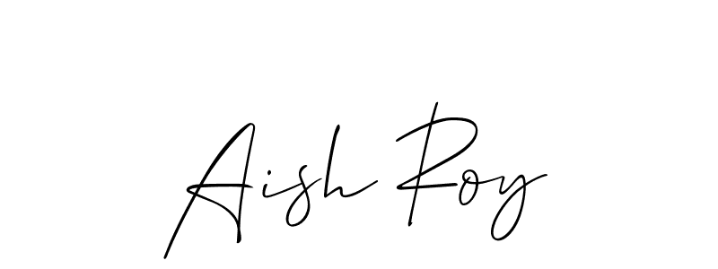 You can use this online signature creator to create a handwritten signature for the name Aish Roy. This is the best online autograph maker. Aish Roy signature style 2 images and pictures png