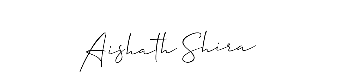 Make a beautiful signature design for name Aishath Shira. Use this online signature maker to create a handwritten signature for free. Aishath Shira signature style 2 images and pictures png