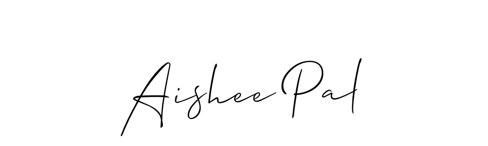 Create a beautiful signature design for name Aishee Pal. With this signature (Allison_Script) fonts, you can make a handwritten signature for free. Aishee Pal signature style 2 images and pictures png