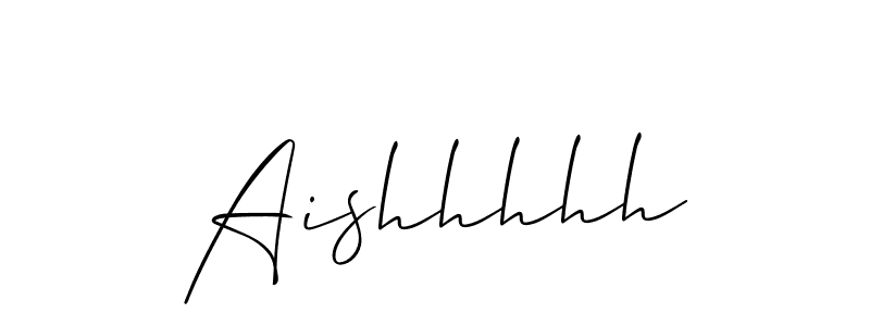 Also we have Aishhhhh name is the best signature style. Create professional handwritten signature collection using Allison_Script autograph style. Aishhhhh signature style 2 images and pictures png