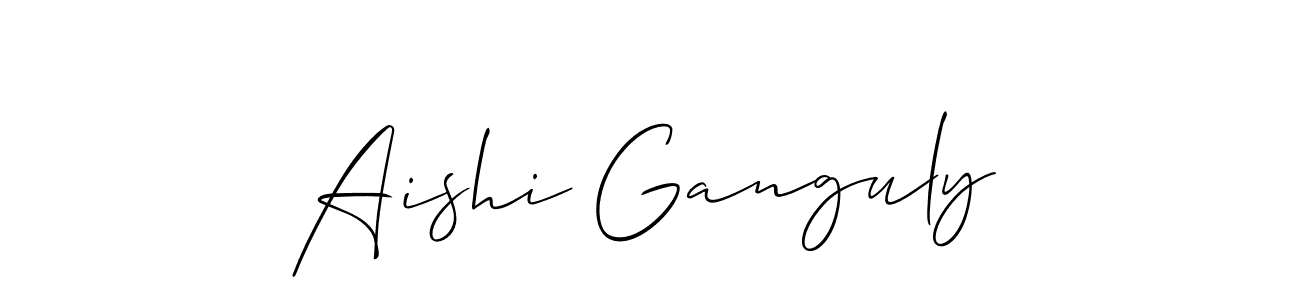 Similarly Allison_Script is the best handwritten signature design. Signature creator online .You can use it as an online autograph creator for name Aishi Ganguly. Aishi Ganguly signature style 2 images and pictures png