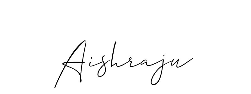 Similarly Allison_Script is the best handwritten signature design. Signature creator online .You can use it as an online autograph creator for name Aishraju. Aishraju signature style 2 images and pictures png