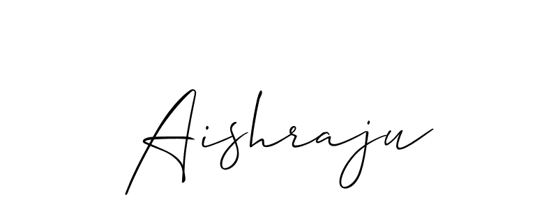 Create a beautiful signature design for name Aishraju. With this signature (Allison_Script) fonts, you can make a handwritten signature for free. Aishraju signature style 2 images and pictures png