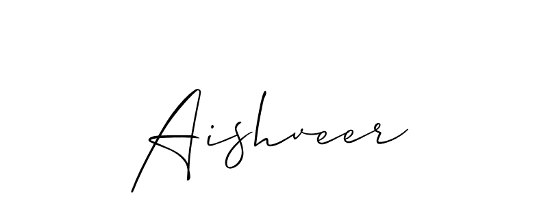 Allison_Script is a professional signature style that is perfect for those who want to add a touch of class to their signature. It is also a great choice for those who want to make their signature more unique. Get Aishveer name to fancy signature for free. Aishveer signature style 2 images and pictures png