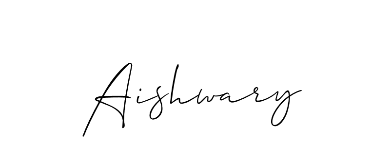 Allison_Script is a professional signature style that is perfect for those who want to add a touch of class to their signature. It is also a great choice for those who want to make their signature more unique. Get Aishwary name to fancy signature for free. Aishwary signature style 2 images and pictures png