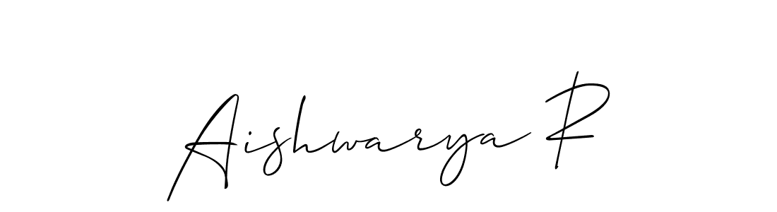 This is the best signature style for the Aishwarya R name. Also you like these signature font (Allison_Script). Mix name signature. Aishwarya R signature style 2 images and pictures png