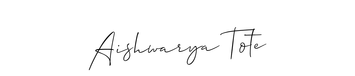 Make a short Aishwarya Tote signature style. Manage your documents anywhere anytime using Allison_Script. Create and add eSignatures, submit forms, share and send files easily. Aishwarya Tote signature style 2 images and pictures png