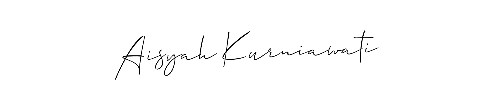 Best and Professional Signature Style for Aisyah Kurniawati. Allison_Script Best Signature Style Collection. Aisyah Kurniawati signature style 2 images and pictures png