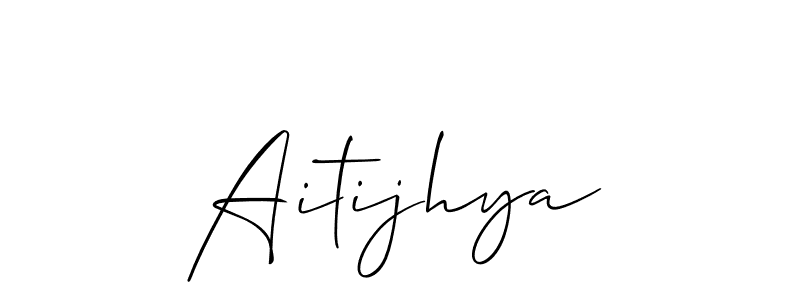 Best and Professional Signature Style for Aitijhya. Allison_Script Best Signature Style Collection. Aitijhya signature style 2 images and pictures png