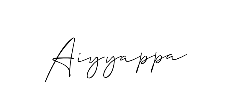 Similarly Allison_Script is the best handwritten signature design. Signature creator online .You can use it as an online autograph creator for name Aiyyappa. Aiyyappa signature style 2 images and pictures png