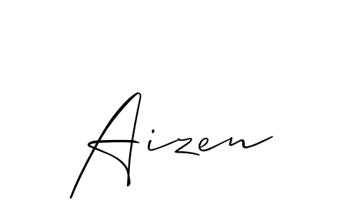 This is the best signature style for the Aizen name. Also you like these signature font (Allison_Script). Mix name signature. Aizen signature style 2 images and pictures png