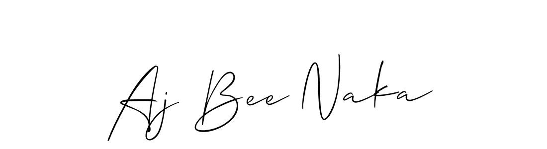 Make a beautiful signature design for name Aj Bee Naka. Use this online signature maker to create a handwritten signature for free. Aj Bee Naka signature style 2 images and pictures png