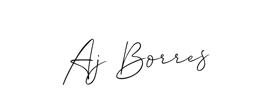 How to Draw Aj Borres signature style? Allison_Script is a latest design signature styles for name Aj Borres. Aj Borres signature style 2 images and pictures png