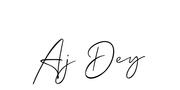 Allison_Script is a professional signature style that is perfect for those who want to add a touch of class to their signature. It is also a great choice for those who want to make their signature more unique. Get Aj Dey name to fancy signature for free. Aj Dey signature style 2 images and pictures png