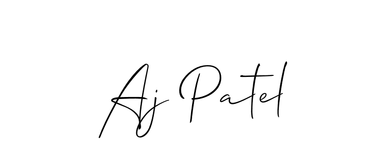 How to make Aj Patel signature? Allison_Script is a professional autograph style. Create handwritten signature for Aj Patel name. Aj Patel signature style 2 images and pictures png