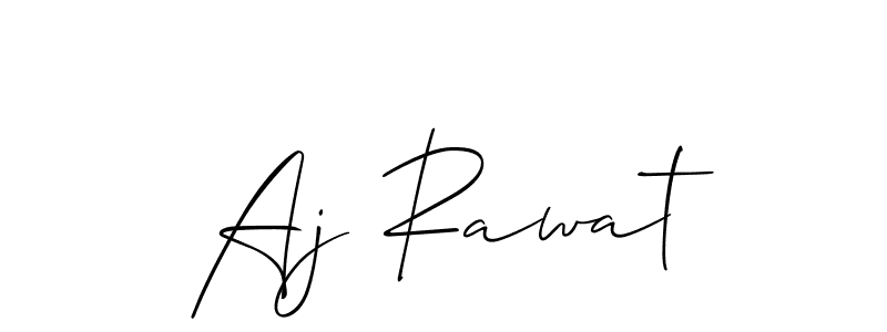 if you are searching for the best signature style for your name Aj Rawat. so please give up your signature search. here we have designed multiple signature styles  using Allison_Script. Aj Rawat signature style 2 images and pictures png