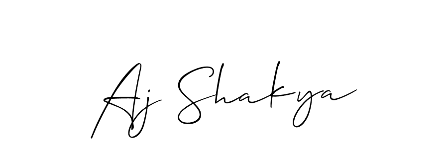 if you are searching for the best signature style for your name Aj Shakya. so please give up your signature search. here we have designed multiple signature styles  using Allison_Script. Aj Shakya signature style 2 images and pictures png